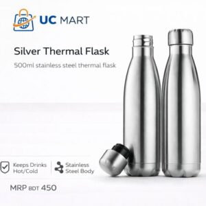 Silver Thermal Flask